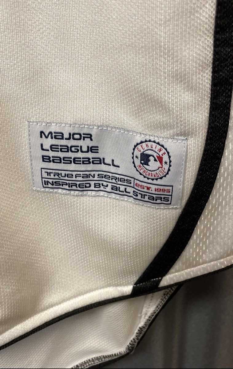 True Fan MLB Men's Baltimore Orioles Baseball Jersey White Embroidered Size S