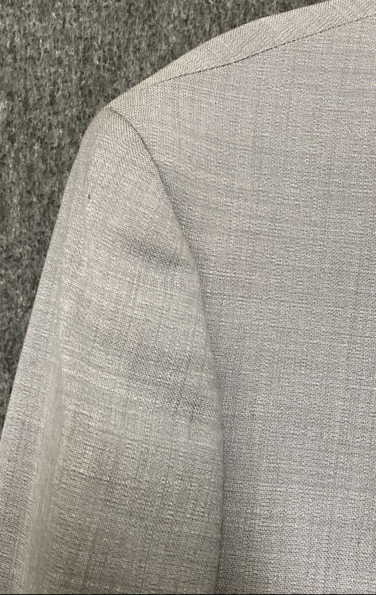 Calvin Klein Men's Gray Wool Natural Stretch 2-Button Blazer Sz 44 R