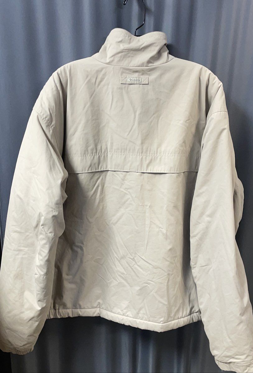 Columbia Sportswear Men's Beige Full Zip Fleece Lined Vented Jacket Sz XL