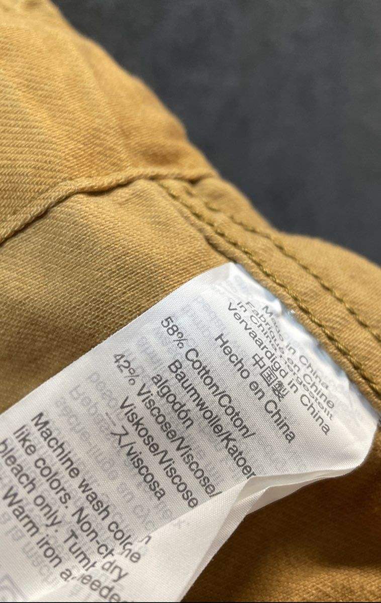 Madewell Women's Ochre Brown Cotton Viscose Utility Field Jacket Sz M