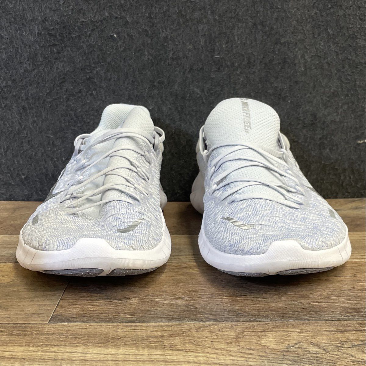 Nike Free Run 5.0 Next Nature Pure Platinum Wolf Grey Womens Size 9.5