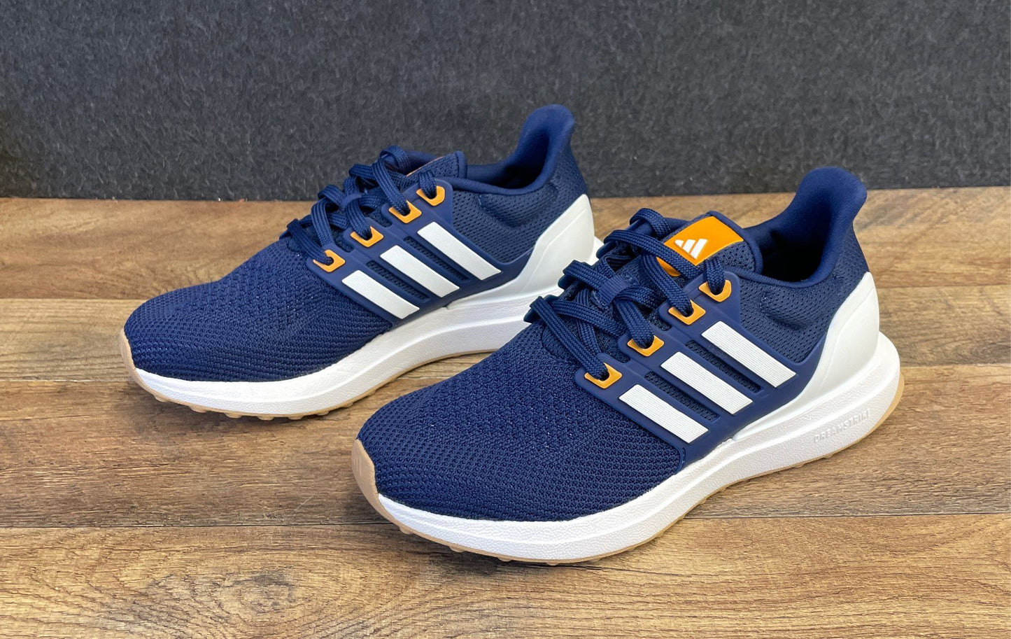 Adidas Supernova Stride Navy White Orange Running Shoes Size 4.5