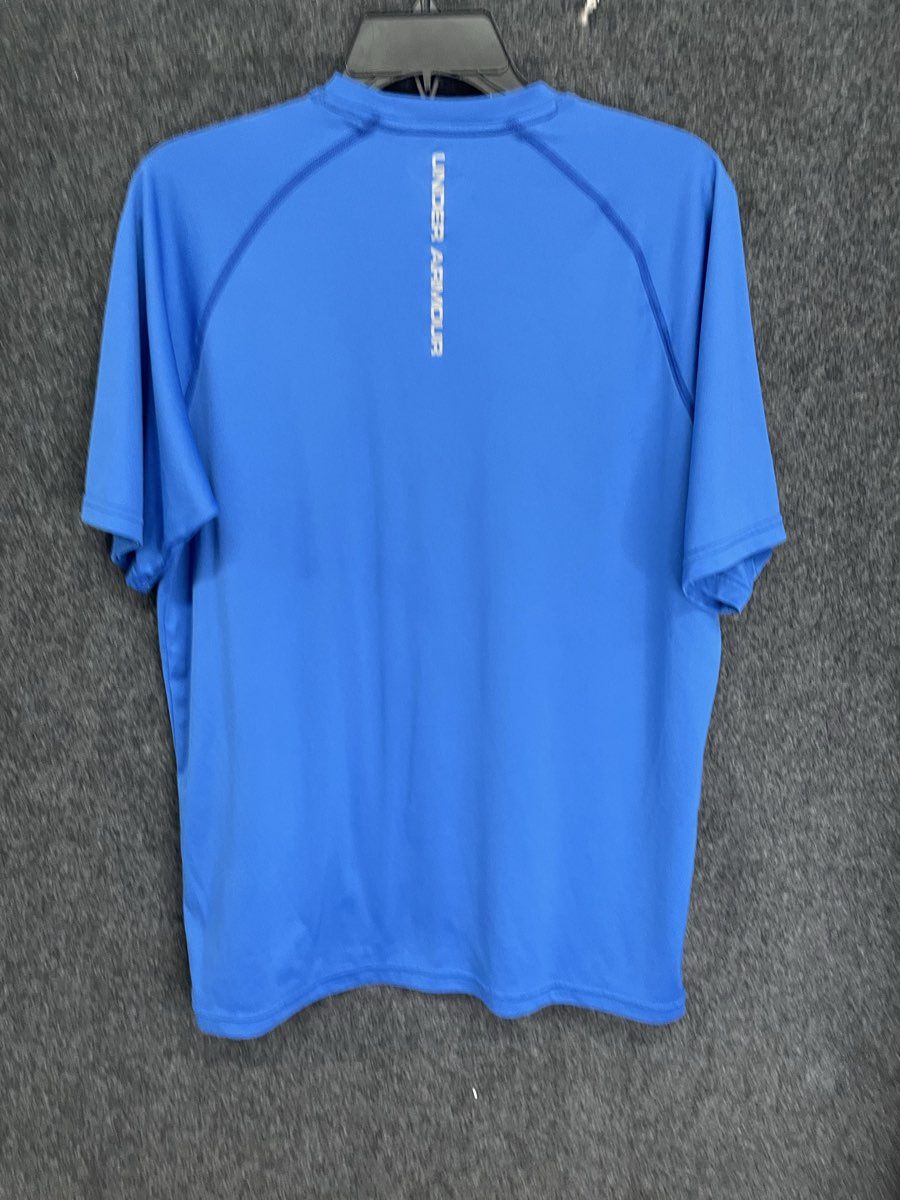 Under Armour Men's Blue HeatGear UA Tech Short Sleeve Performance T-Shirt Sz M