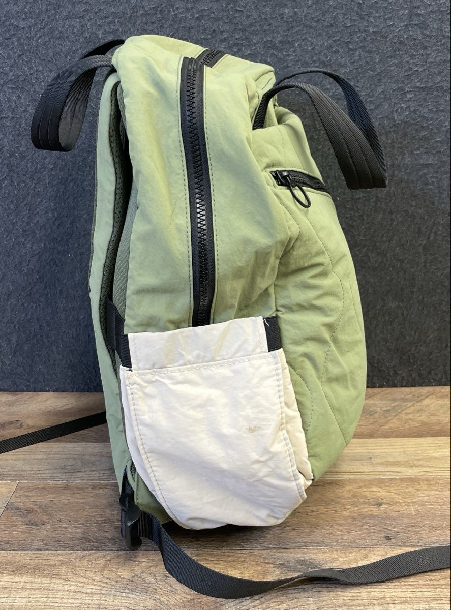 BAGSMART Sage Green Quilted Laptop Backpack Travel School Bag Large