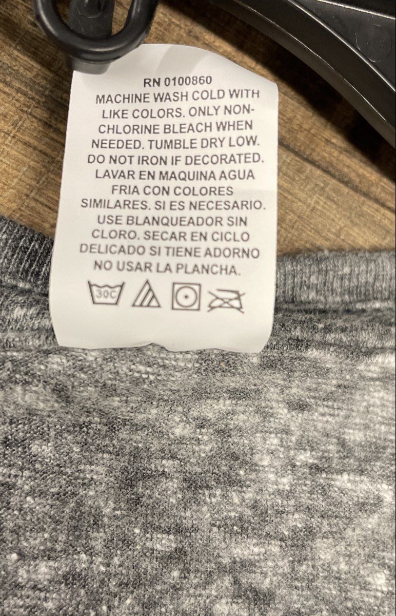 Pacific Men's Gray Heather Cotton Blend V-Neck T-Shirt 10 Pack New Sz XXL