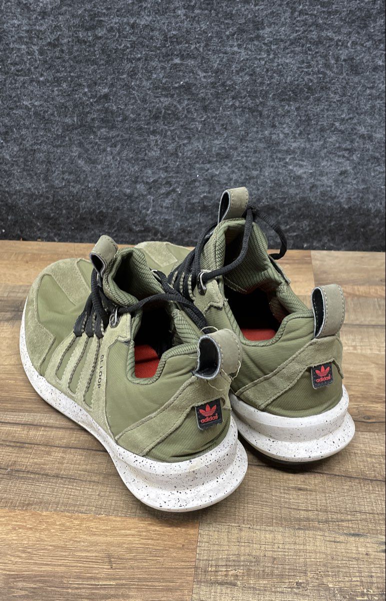 Adidas SL Loop Runner Olive Green Speckled Men's Sneakers Size 11