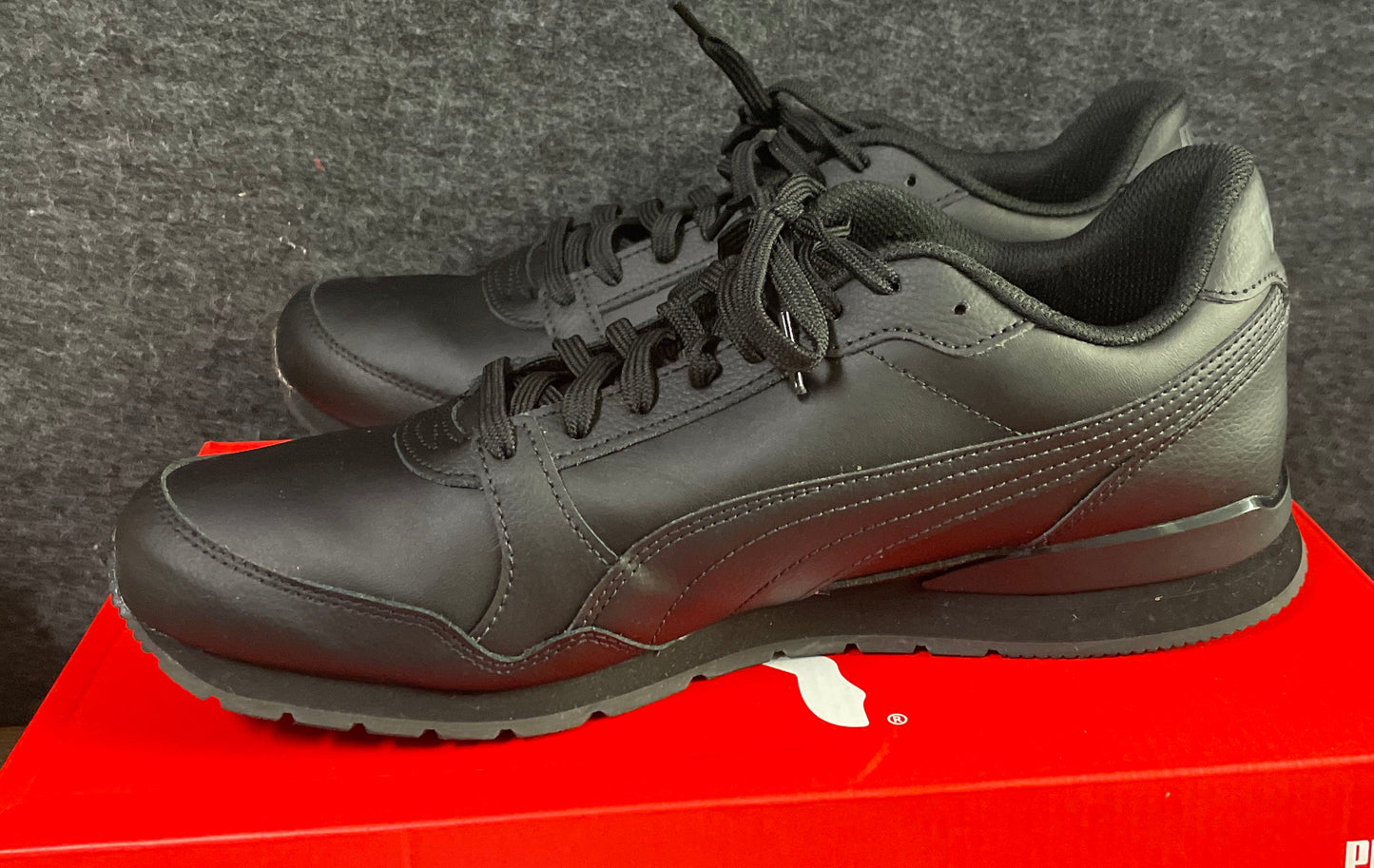 Puma ST Runner v3 L Triple Black Men's Sneakers Size 13 DS