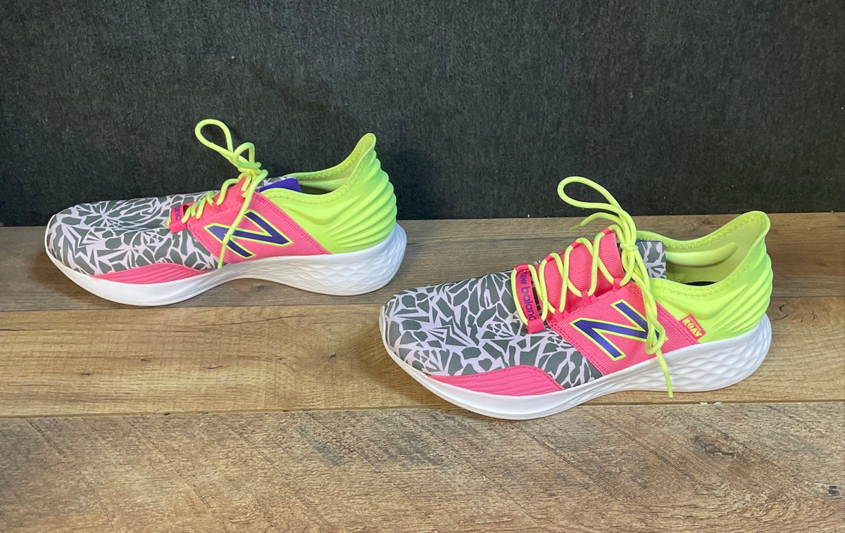New Balance Fresh Foam ROAV Mosaic Pink Neon Running Shoes W 6.5