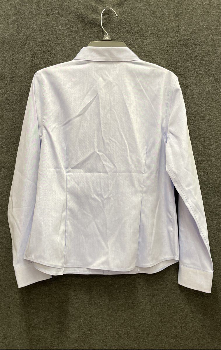 Jones New York Women's Light Blue Cotton Button Down Shirt Blouse NWT Size M