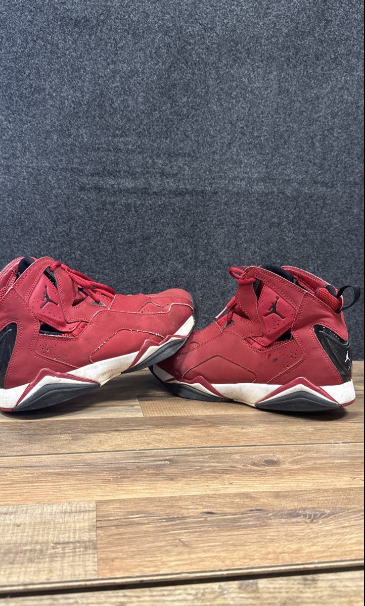 Nike Air Jordan True Flight Gym Red Black White Basketball Sneakers Size 10.5