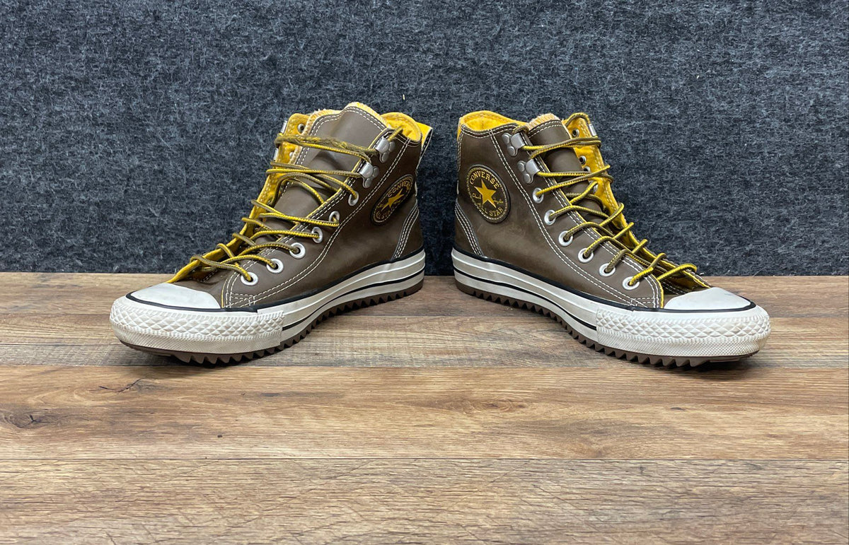 Converse Chuck Taylor All Star City Trek Boot Brown Yellow Men 7 Women 9
