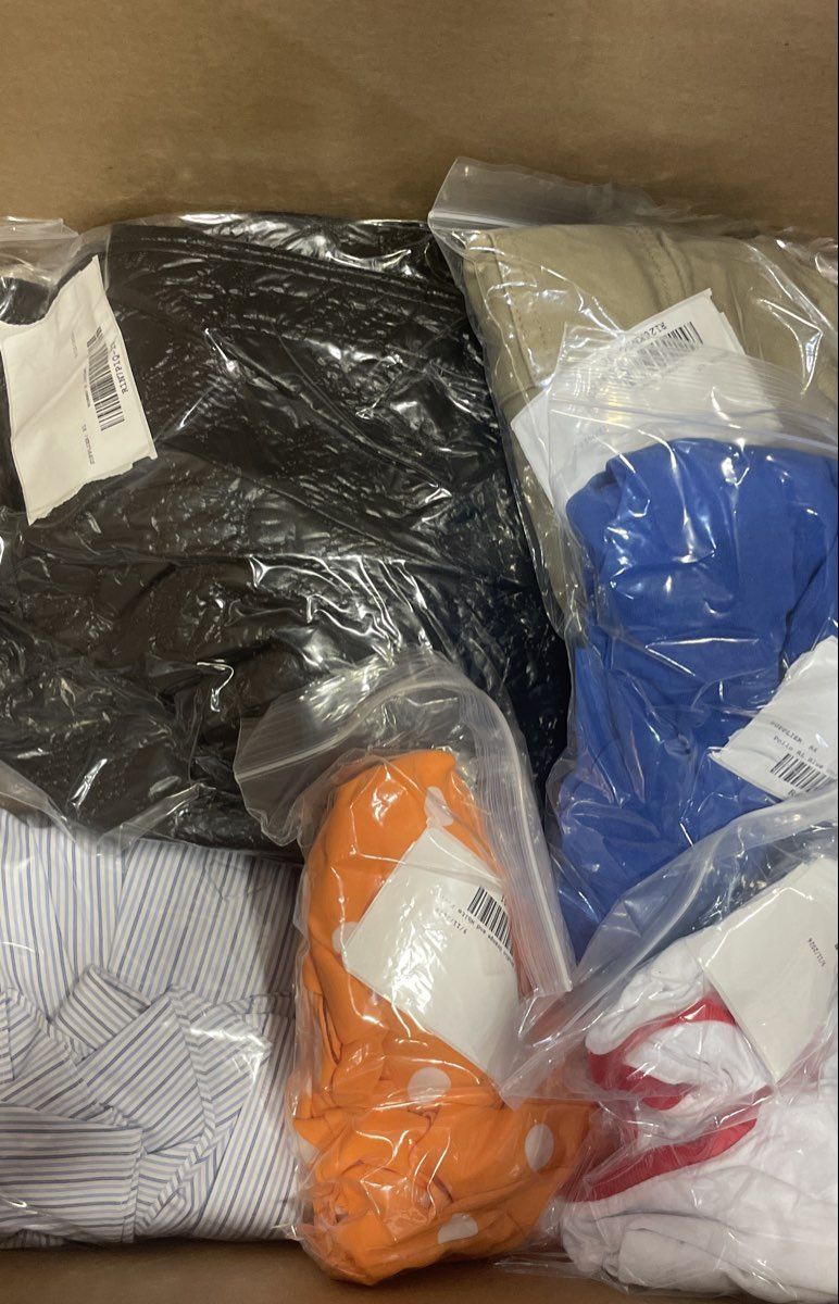 20 Lb Bulk Lot Assorted Brand Reseller Clothing Mens Womens Levis Polo Adidas