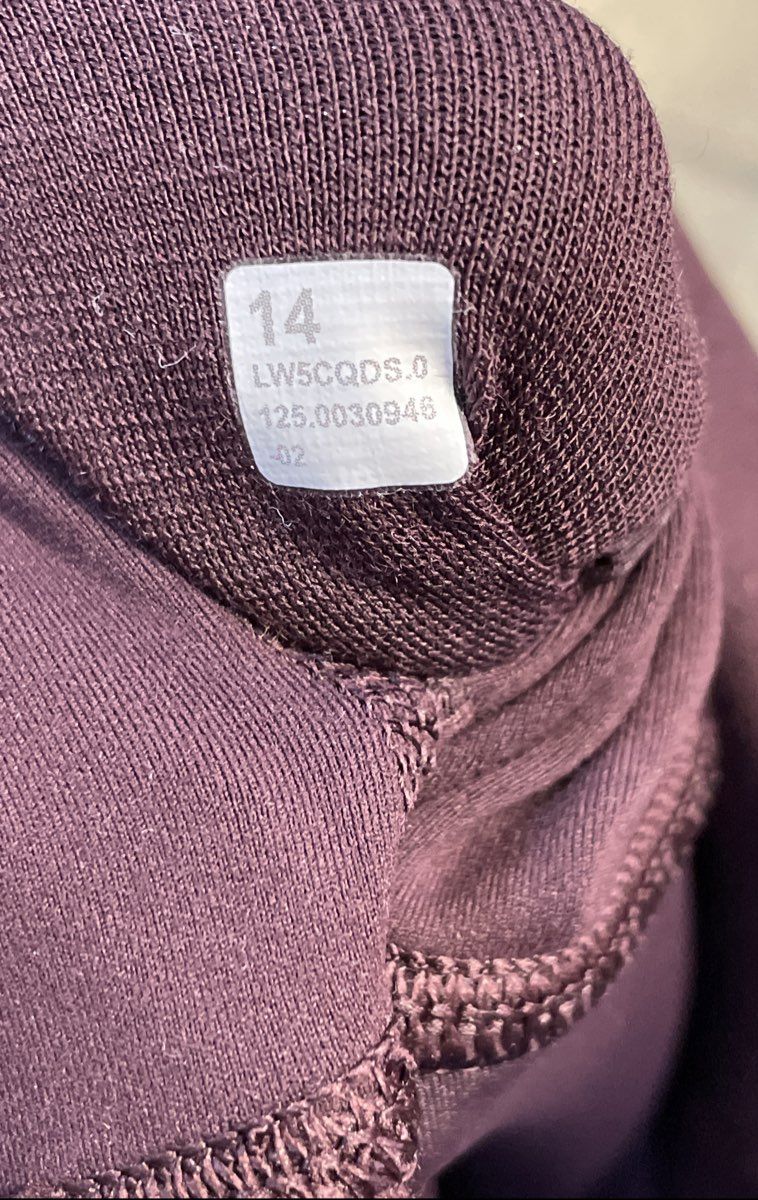 Lululemon Women's Wunder Train High-Rise Tight 25" Burgundy Leggings Size 14