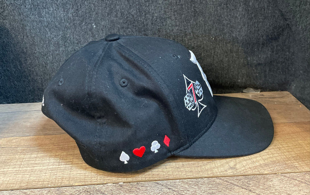 Primitive Skateboarding Black Winner Snapback Hat Gambling Dice Cherries Sz OS