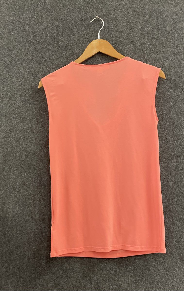 Michael Kors Women's Cowl Neck Blouse Mandarin Pink Gold Zipper Sz XS NWT