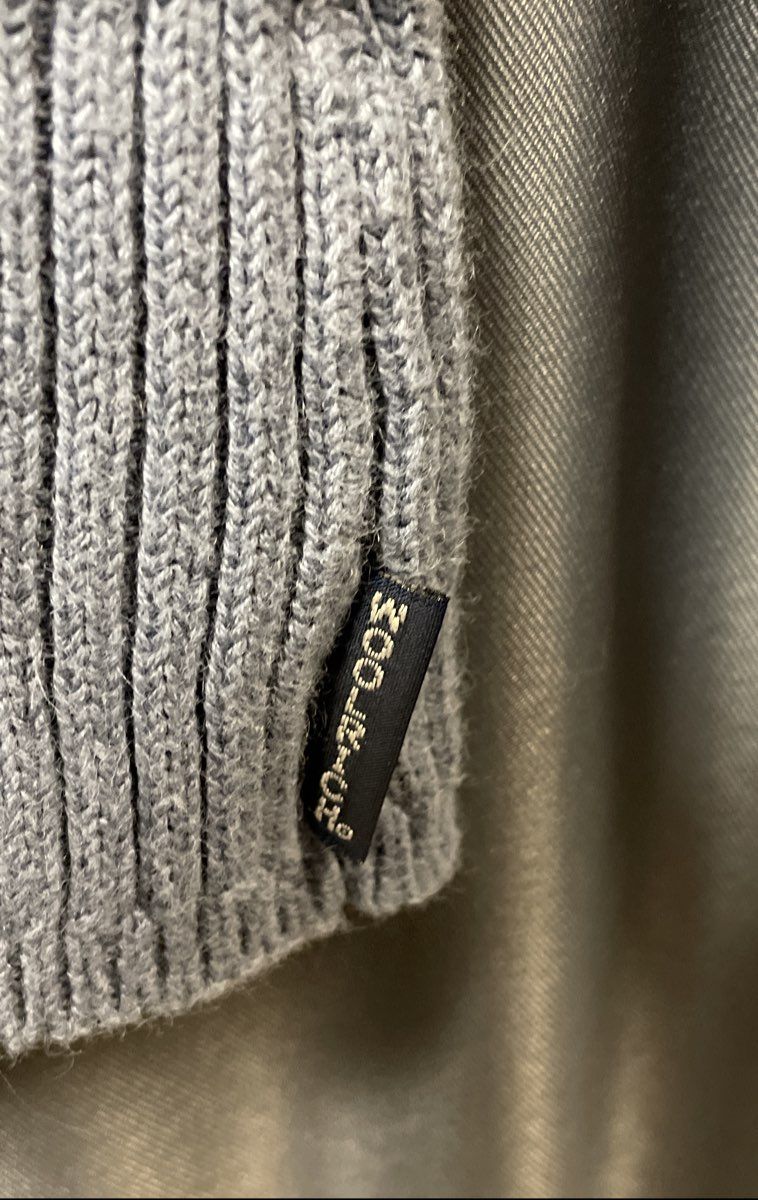 Woolrich Women's Blue Ridge Ribbed Mock Neck Sweater Ramie Cotton Blend Sz M