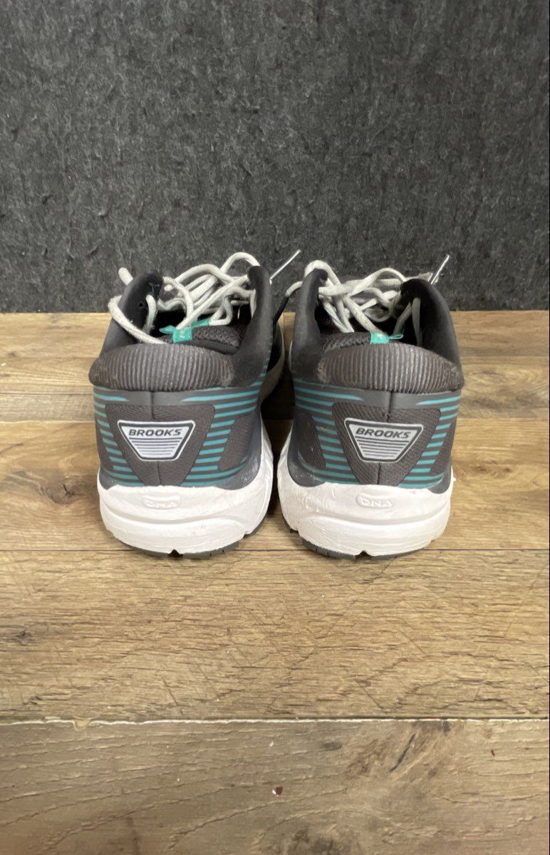 Brooks Addiction 14 Grey Teal Women's Motion Control Running Shoes Size 8.5