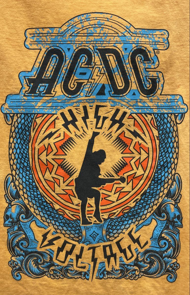 AC/DC High Voltage Band T-Shirt Officially Licensed Graphic Tee Sz S