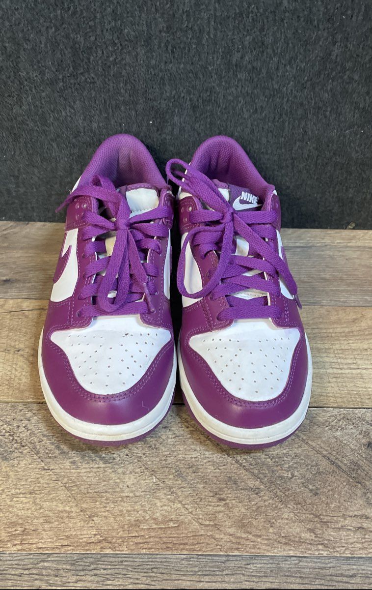 Nike Dunk Low GS Beyond Pink White Basketball Sneakers Size 5Y