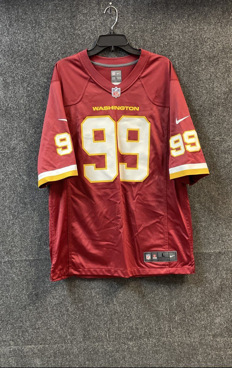 Nike Men's Washington Football Team Chase Young #99 Game Jersey Burgundy Sz L