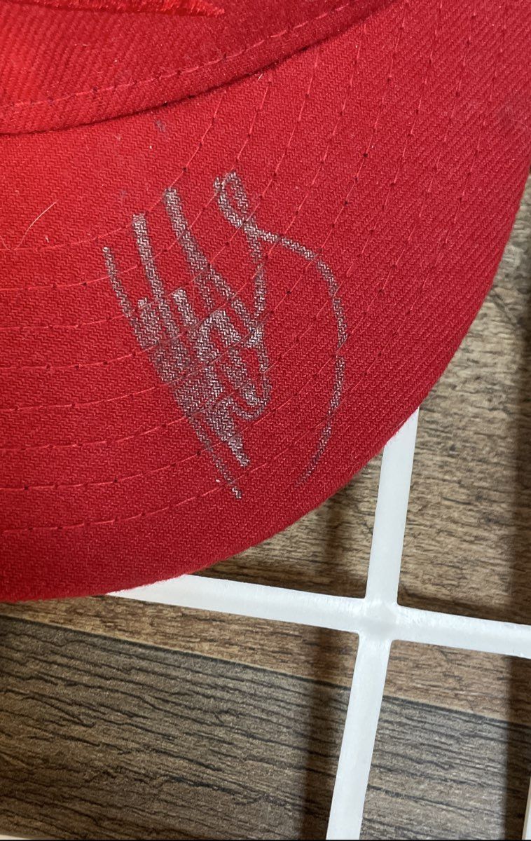 Richmond Flying Squirrels Red Baseball Caps Lot of 2 '47 New Era One Signed