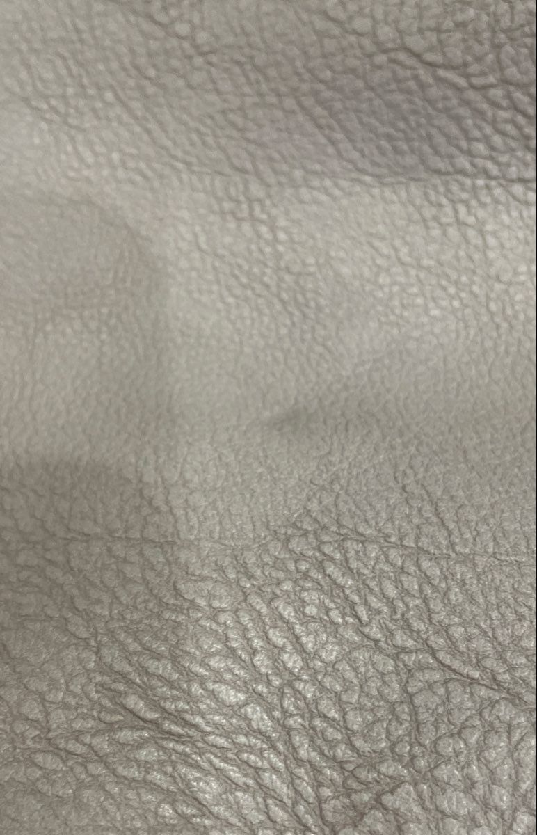 Grey Pebbled Faux Leather Crossbody Shoulder Bag Gold Hardware Large Tote