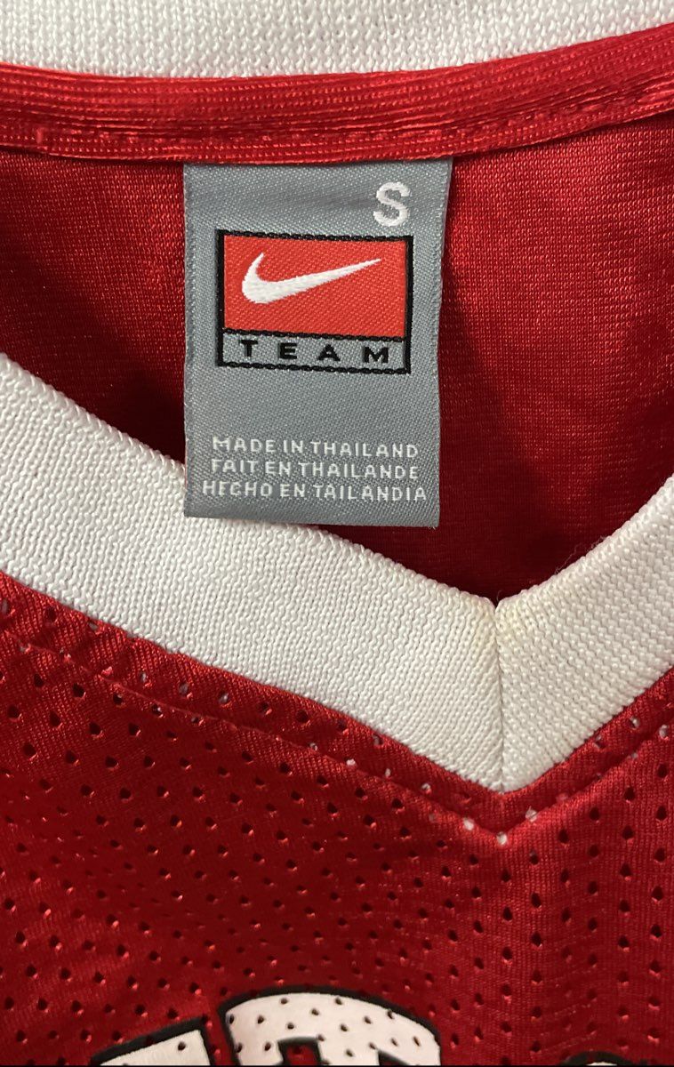 Vintage 2000s Nike Rutgers University Red Football Jersey #27 Sz S