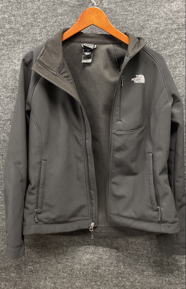 The North Face Women's Black Apex Bionic Softshell Full Zip Jacket Size M
