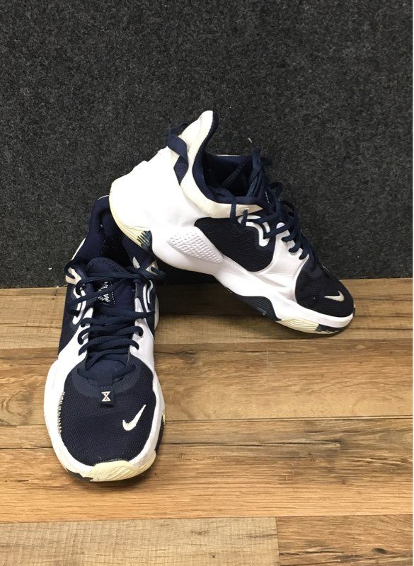 Nike PG 5 DA7758-401 Navy White Basketball Shoes Size 7.5