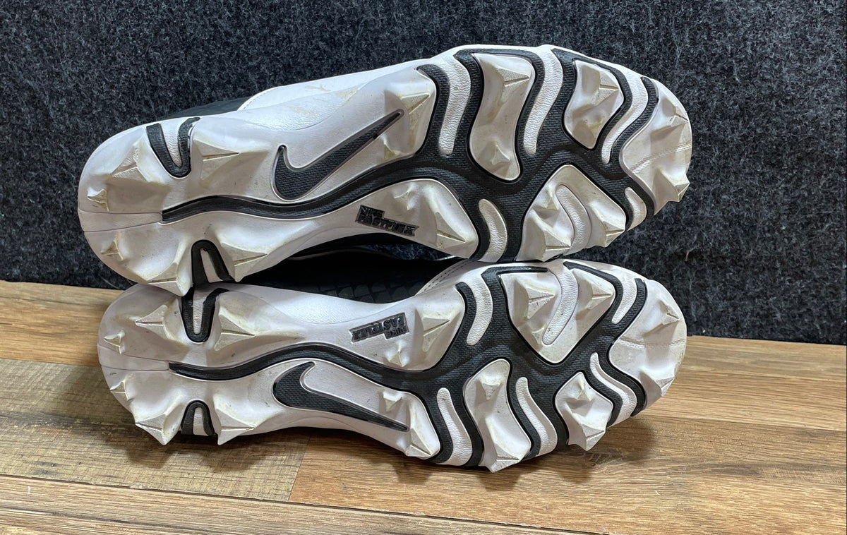Nike Force Zoom Trout 6 Black White Baseball Cleats Men's Size 9