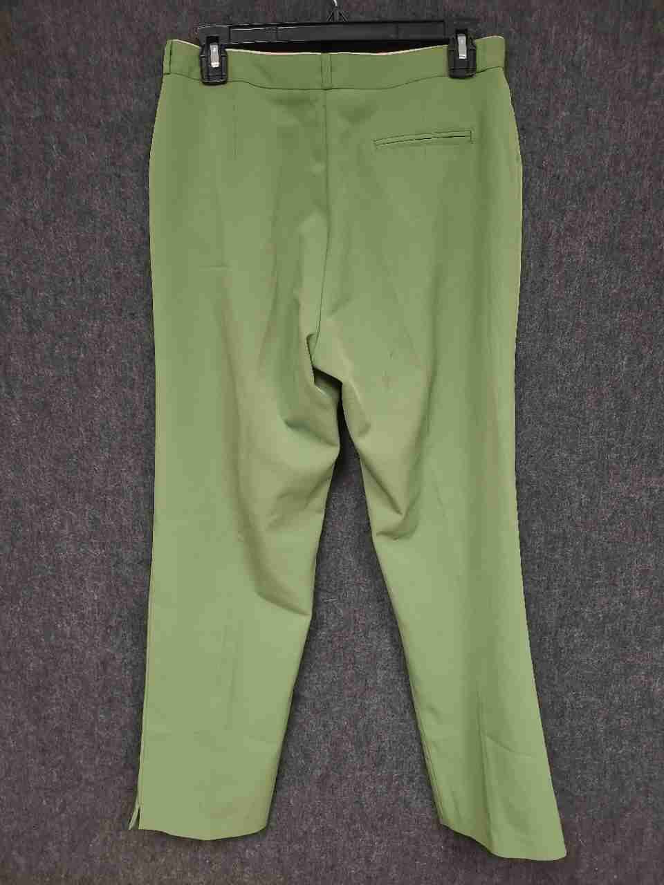 Escada Sport Women's Sage Green Golf Pants Lion Rampant Piping Sz 72