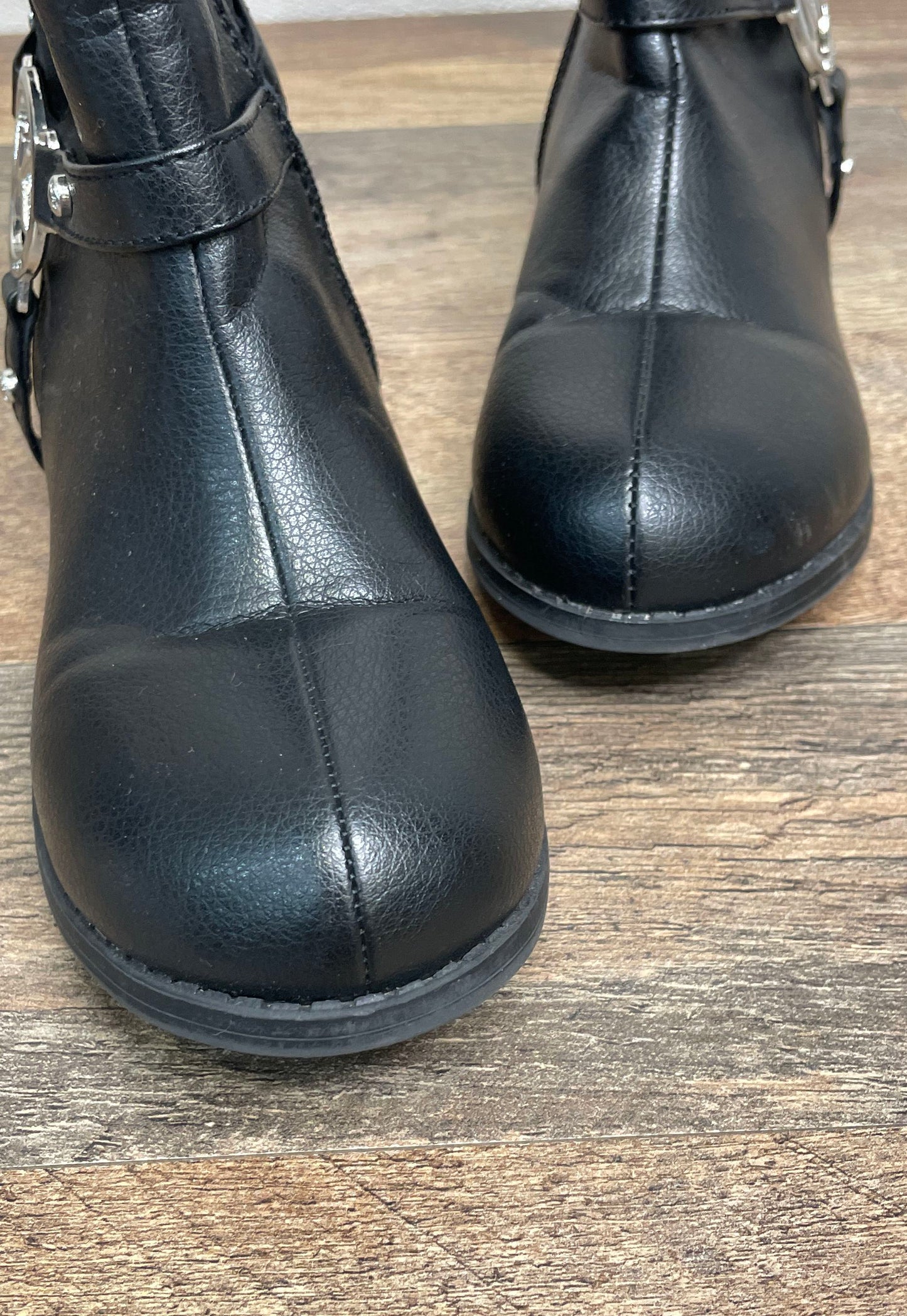 Michael Kors Kids Emma Kaya 2 Black Knee High Riding Boots Size 12
