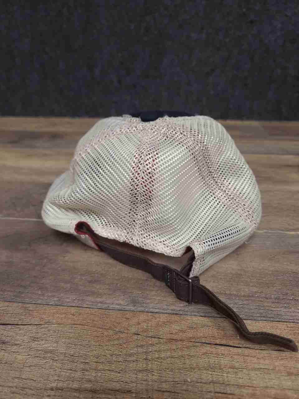 Indian Motorcycle Lot of 2 Men's Trucker Hats Black White Mesh Adjustable