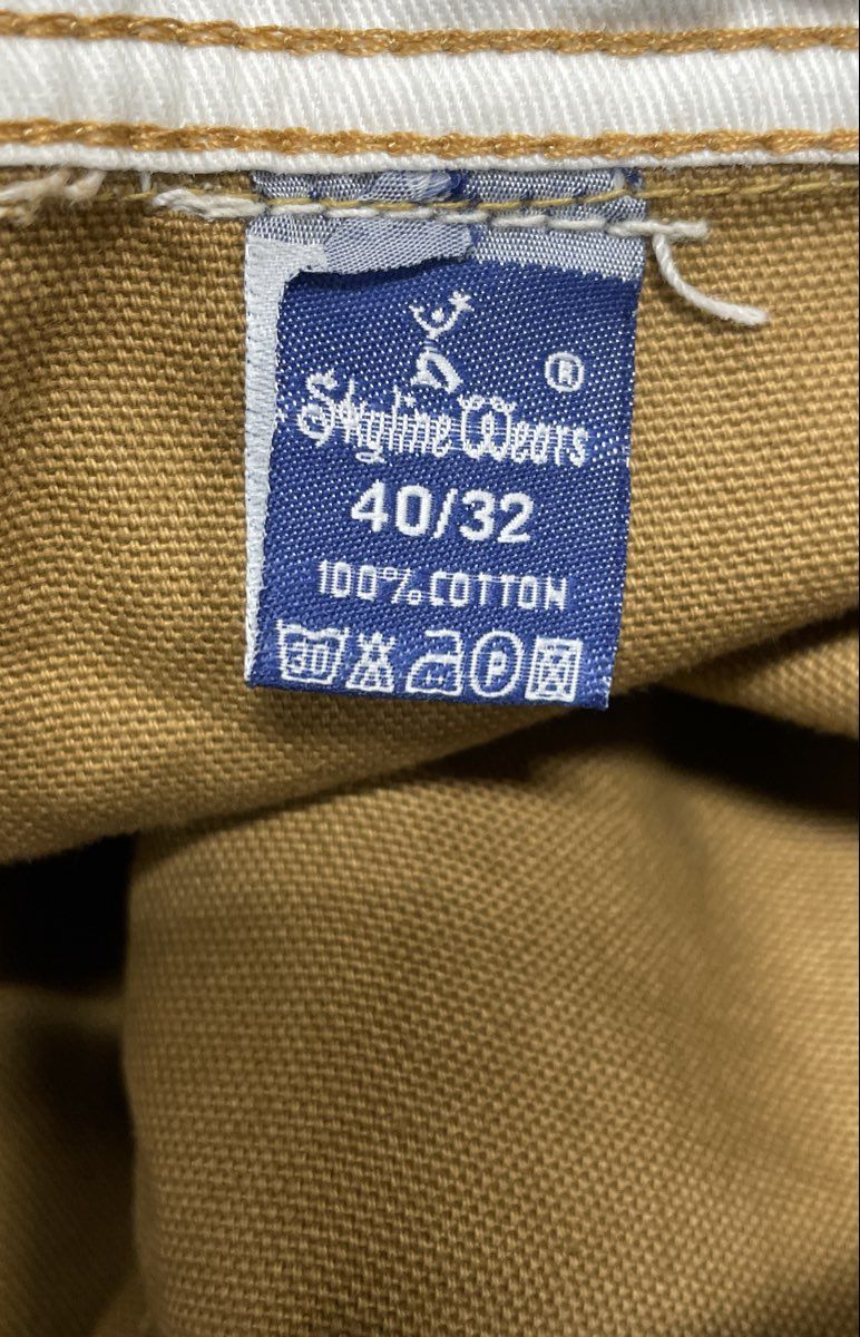 Skyline Wears Men's Brown Duck Canvas Double Knee Bib Overalls Sz 40x32 NWT