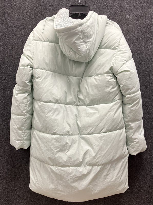 A New Day Women's Mint Green Water Resistant Quilted Puffer Jacket Sz M NWT
