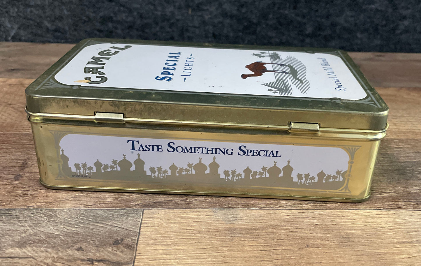 Vintage 1990s Camel Special Lights Special Mild Blend Tin With Matches