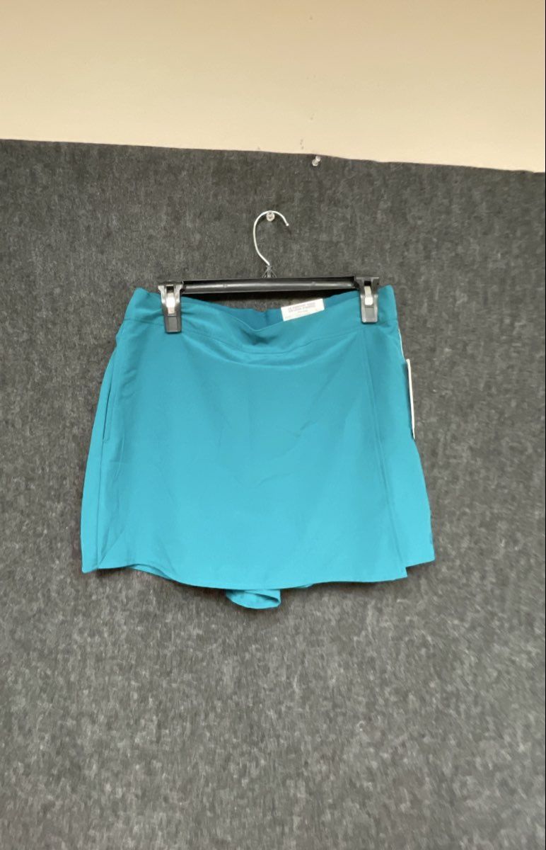 Gaiam Women's Harbor Blue Teal Activewear Skort Athletic Skirt Sz M NWT