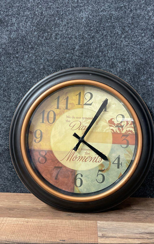 Allen & Roth Analog Round Wall Clock