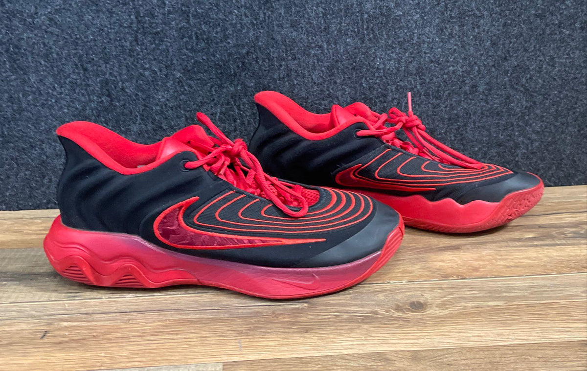 Nike Giannis Immortality 4 Bred Black Red Basketball Shoes Size 11