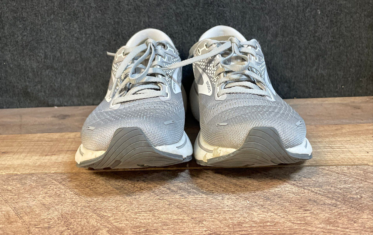 Brooks Ghost 14 Gray/White Neutral Running Shoes Size 8