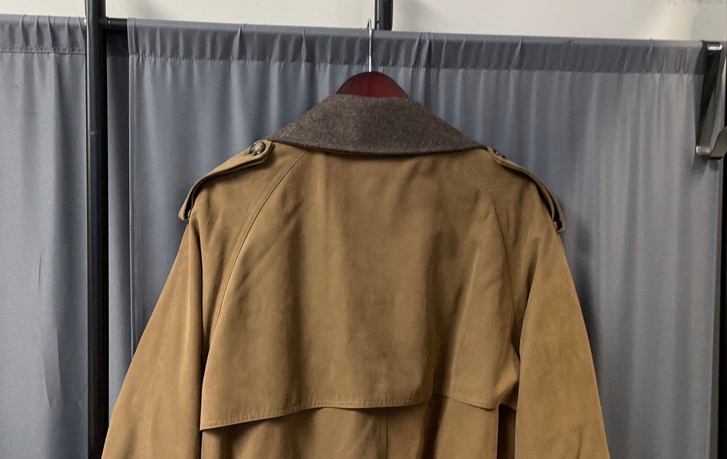 London Fog Men's Durham Trench Coat British Khaki Zip Out Lining Sz 44R NWT