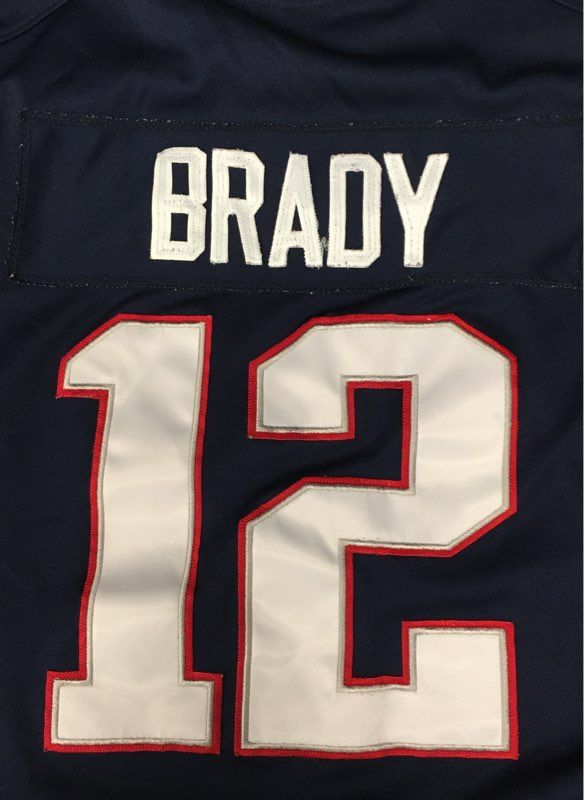 Nike Men's New England Patriots Tom Brady #12 Limited Stitched Jersey Navy 2XL
