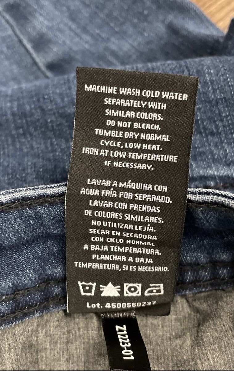 Buffalo David Bitton Men's Blue Straight Leg Repreve Denim Jeans Size 40x32