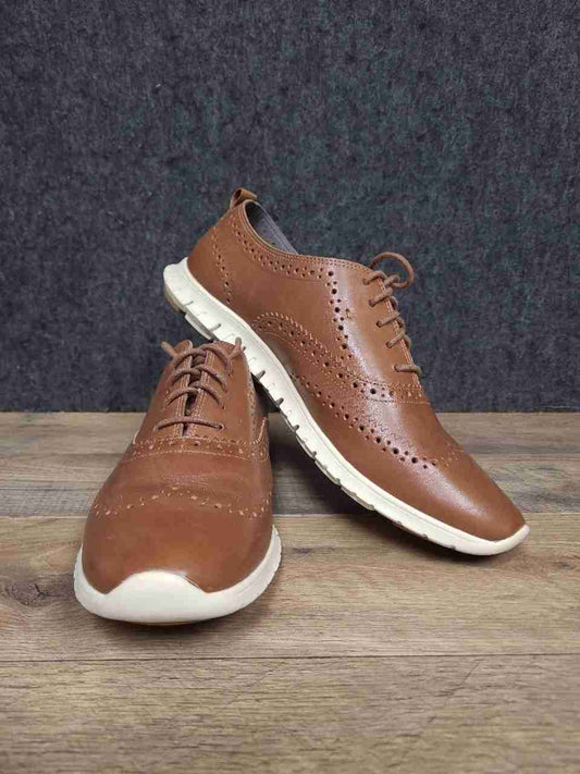 Cole Haan OriginalGrand Wingtip Oxford Tan Leather Women's Size 10.5 B