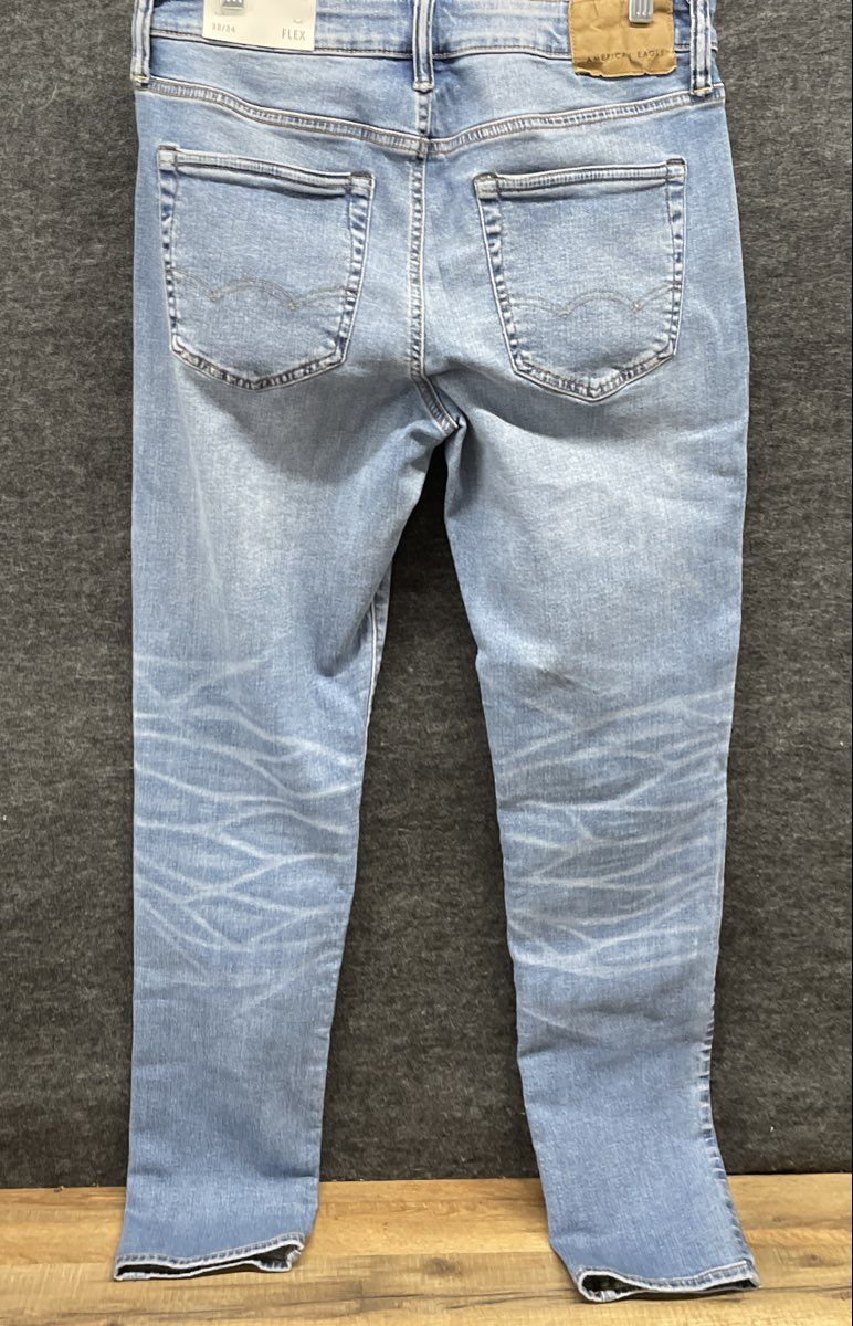 American Eagle Men's Light Wash Slim Ne(x)t Level Airflex Jeans 32x34 NWT