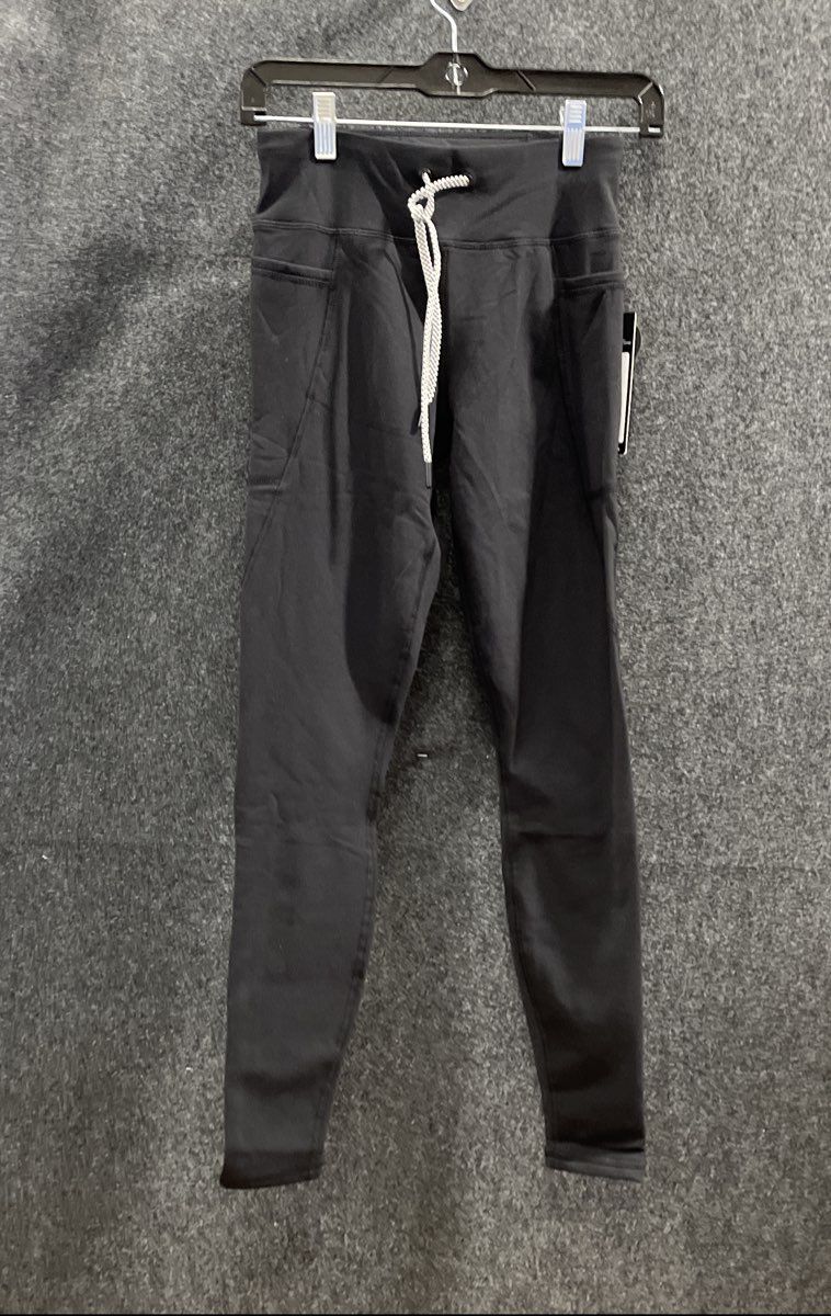 Yogalicious Lux Women's Black Drawstring Yoga Pants Pockets Sz XS NWT PFY71257