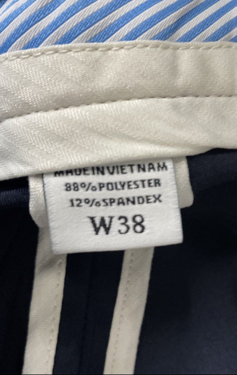 FootJoy Men's Navy Blue Pleated Front Performance Golf Shorts Sz 38