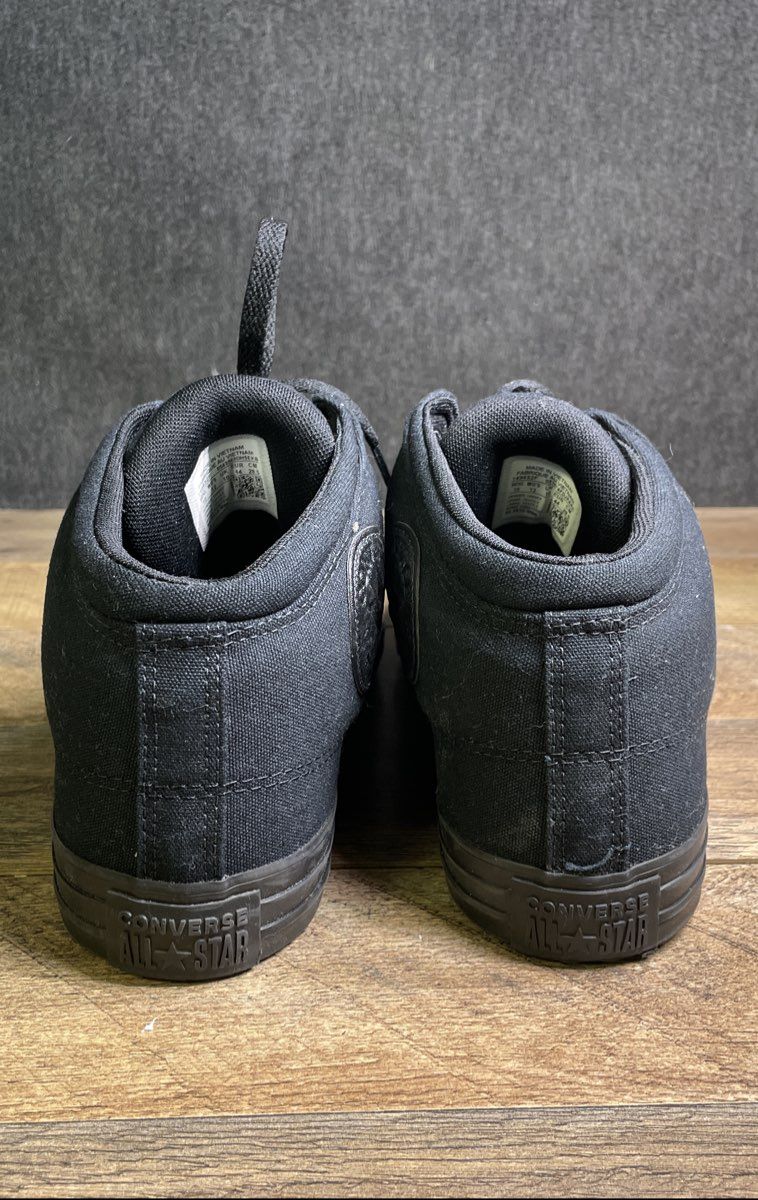 Converse Chuck Taylor All Star High Street Triple Black Sneakers Size M10 W12