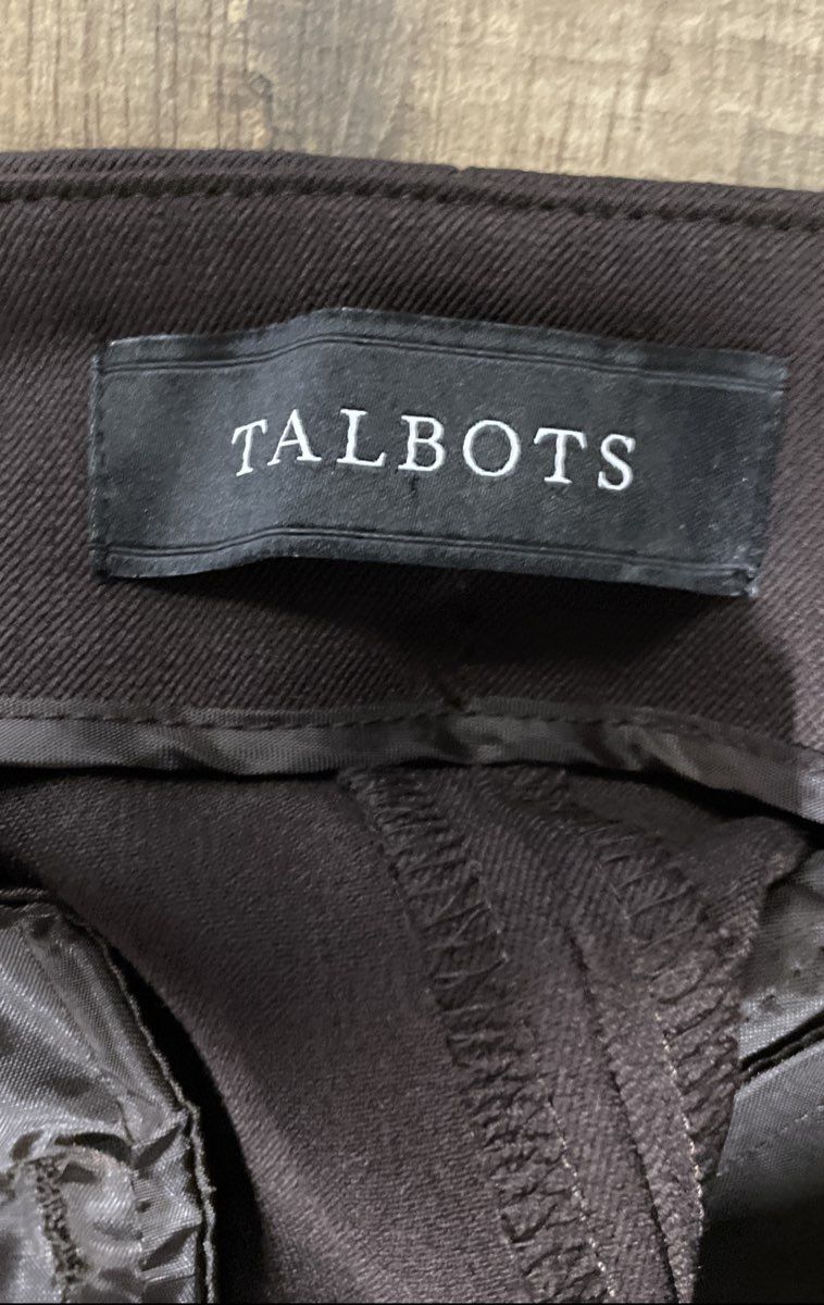 Talbots Women's Brown Bi-Stretch Straight-Leg Pants Sits at Waist Size 14 NWT