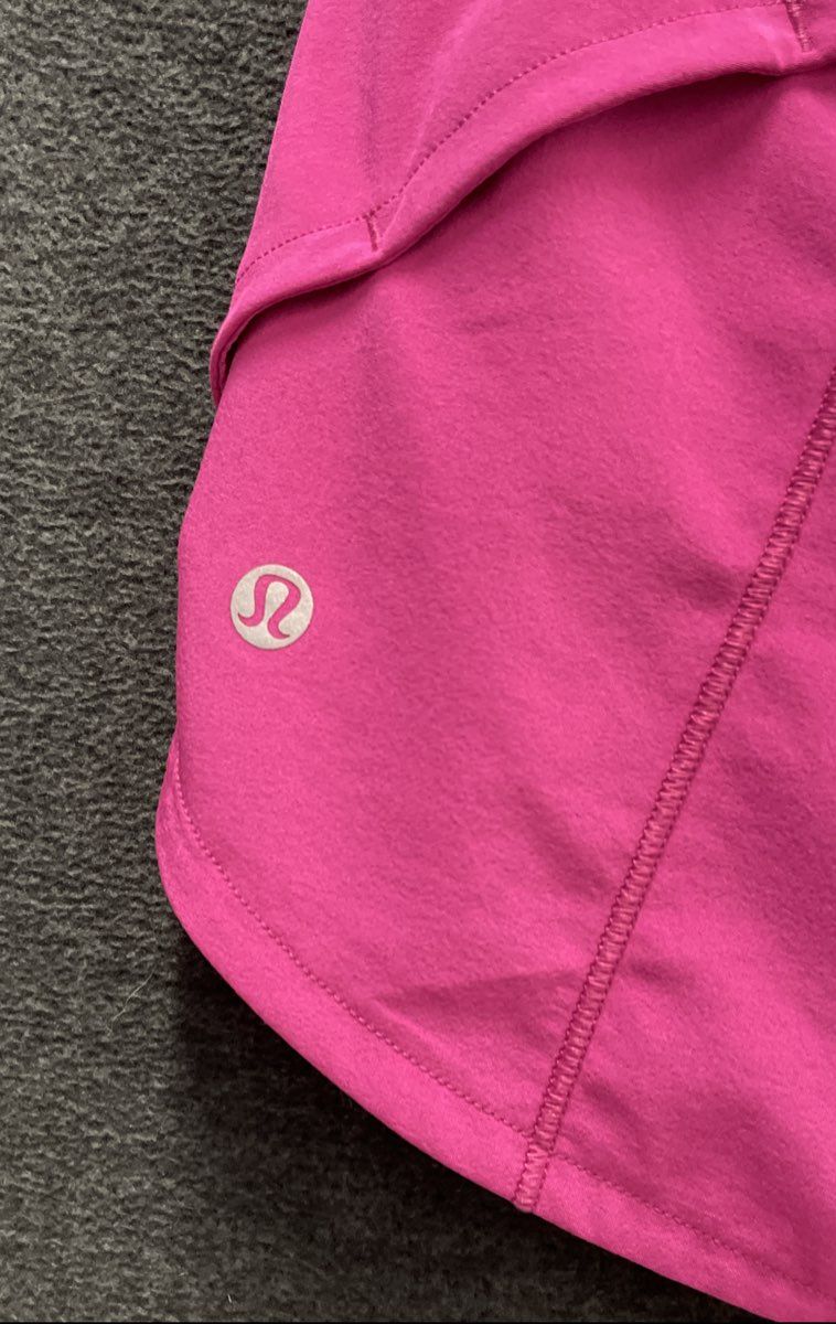 Lululemon Women's Speed Up Short Tall Running Hot Pink Sz 4